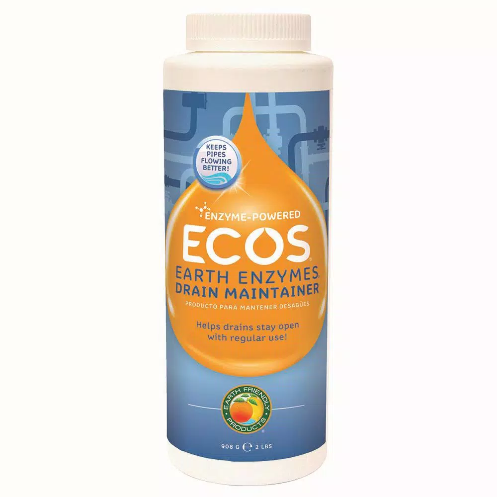 ECOS Earth Enzymes Drain Opener, 2 lb. Granules - Septic Safe & Biodegradable