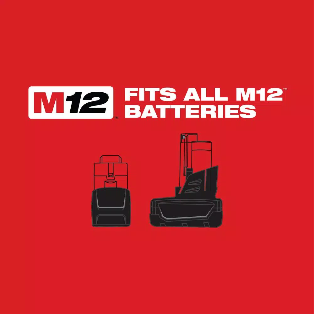 Milwaukee M12 FUEL 12V Cordless 3/8 in. Ratchet & 1/4 in. Stubby Impact Wrench Combo Kit with (2) 3.0 Ah Batteries