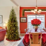 National Tree Company 6 ft. Kingswood Fir Pencil Artificial Christmas Tree with 200 Clear Warm Lights thumbnail 2