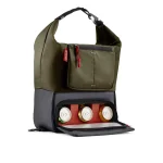 Coleman 4.5QT Convertible Can-Dispensing Backpack Cooler with Reusable Ice Packs, Olive thumbnail 4