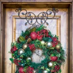Village Lighting Company Ivy Adjustable Wreath Hanger - Durable Wrought Iron Door Hook thumbnail 3