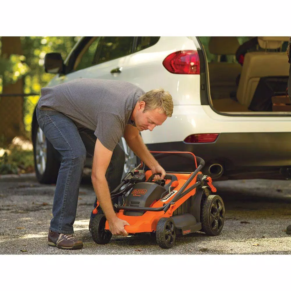 BLACK+DECKER 20 in. 40V MAX Cordless Walk Behind Push Lawn Mower with (2) 2.5 Ah Batteries and Charger