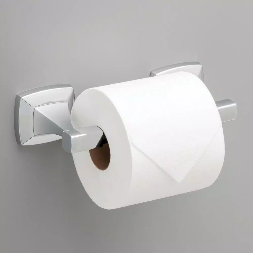 Delta Portwood Pivot Arm Toilet Paper Holder, Polished Chrome