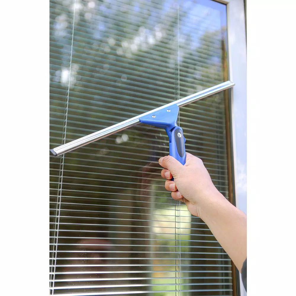 Ettore ProSeries 18 in. Super System Window Squeegee with Ettore Professional Grade Rubber