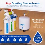 Express Water 6-Stage Reverse Osmosis Deionization Water Filtration System with Faucet and Tank, 100 GPD thumbnail 3
