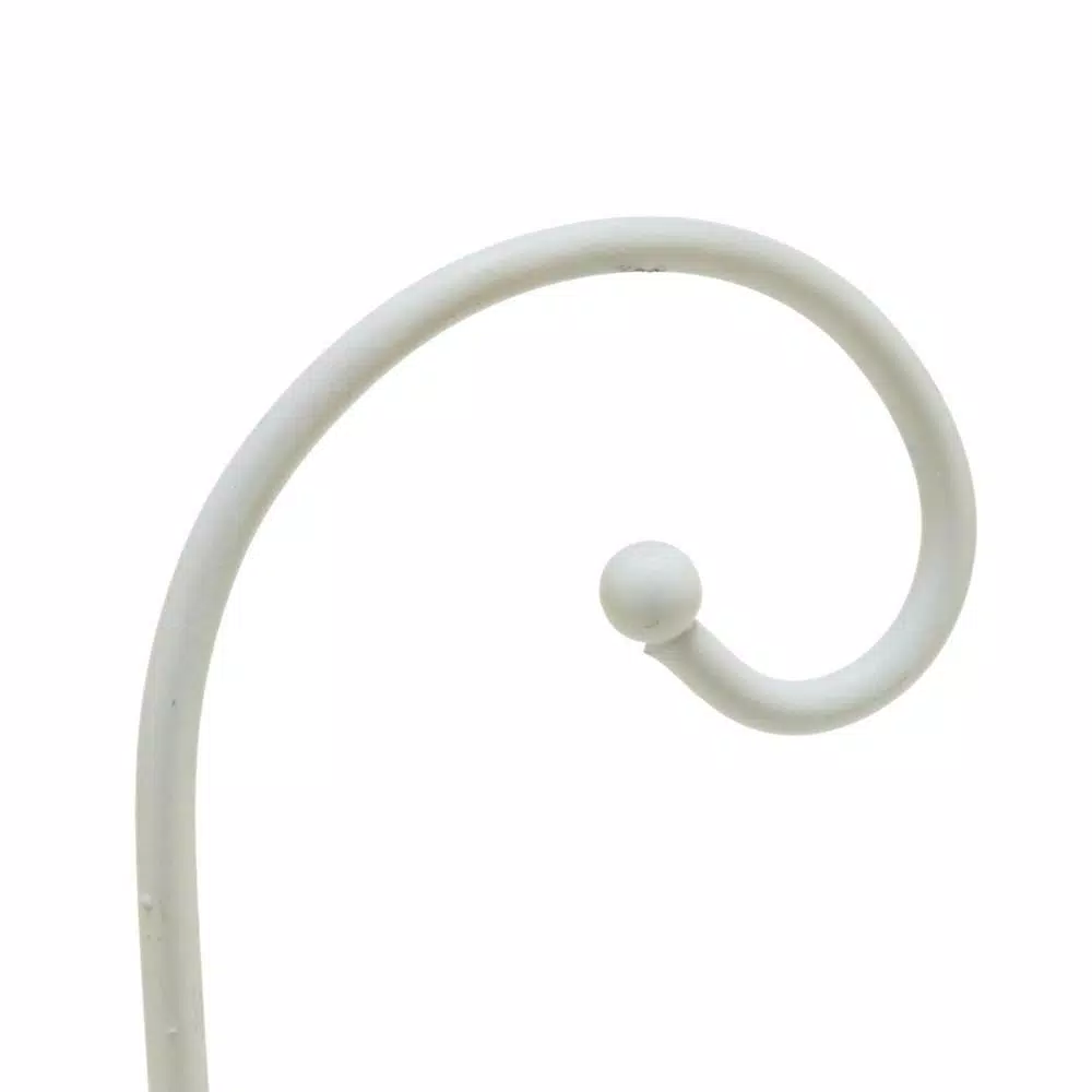 Tripar International, Inc 4-Hook White Metal Mug Tree Stand for Kitchen Countertop
