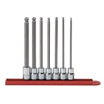 GearWrench 3/8 in. Drive SAE Ball Hex Bit Socket Set, 7-Piece thumbnail 1
