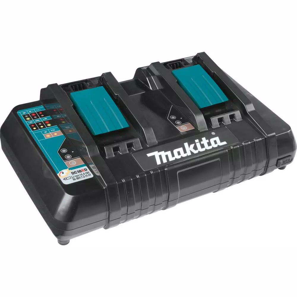 Makita 21 in. 18V X2 (36V) LXT Brushless Cordless Walk Behind Push Lawn Mower Kit with 4 Batteries