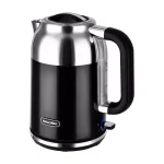 Kalorik Retro 1.7L Electric Kettle, 7-Cup Cordless Water Boiler, Black thumbnail 1
