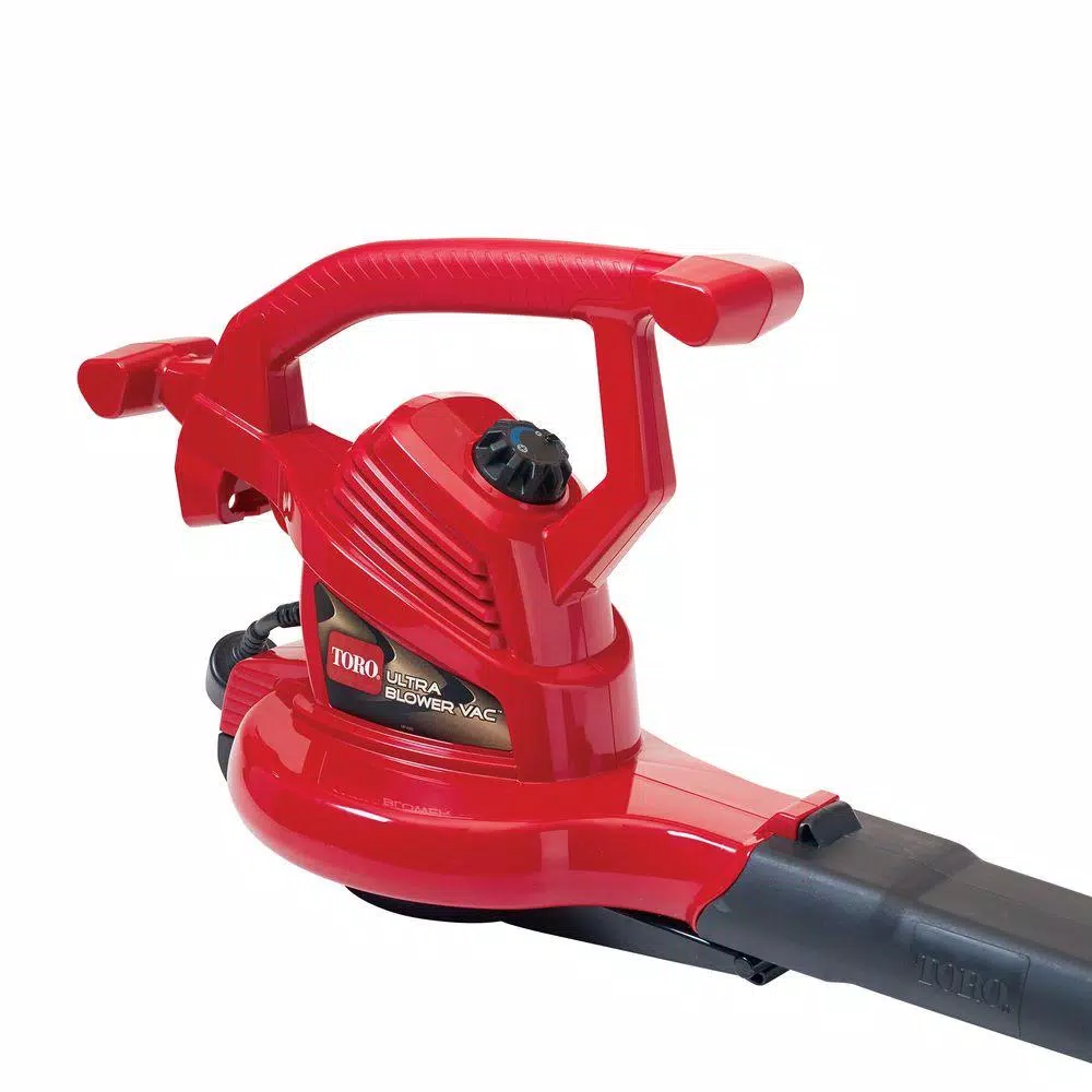 Toro Ultra 12 Amp Electric Blower, Vacuum, and Mulcher - 260 MPH, 340 CFM