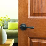 Design House Ironwood Brushed Bronze Keyed Entry Door Lever, Anti-Bump Security, ANSI Grade 3 thumbnail 3