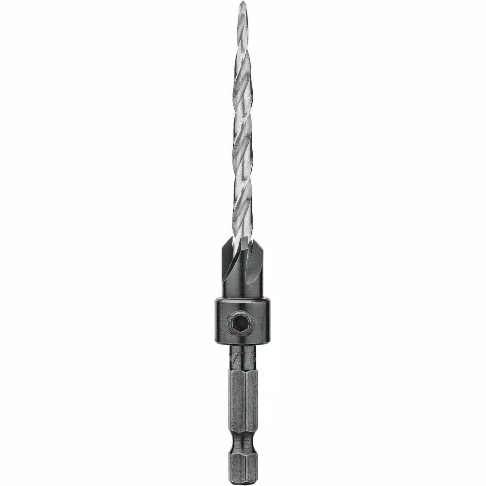 DEWALT #10 3/16 in. Countersink and Drill Bit with Hex Shank