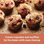 Unbranded Farberware 2-Piece Nonstick 12-Cup Muffin Pan Bakeware Set, Gray thumbnail 4