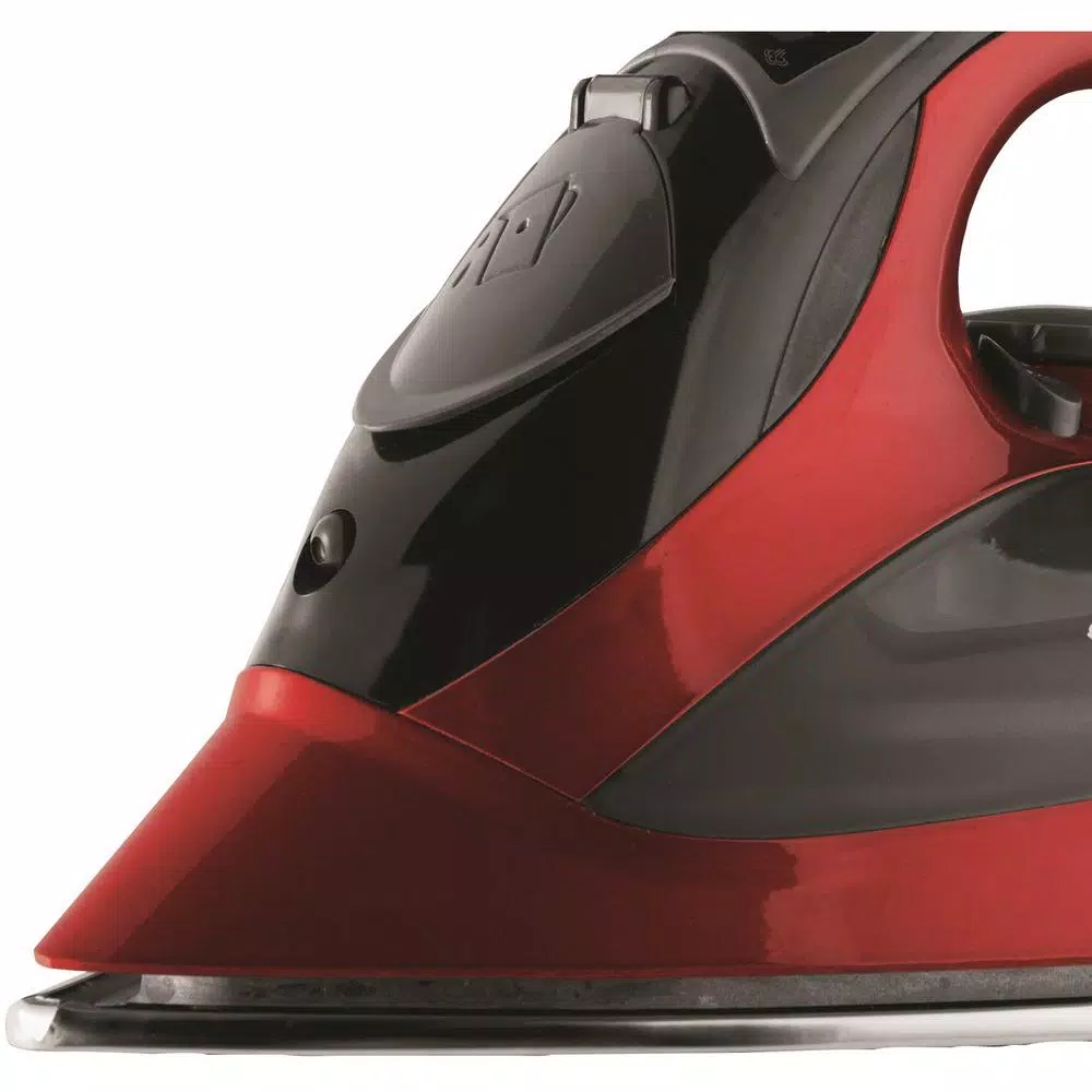 Brentwood Appliances MPI-90R Steam Iron with Auto Shutoff and 1200W Power, Metallic Red