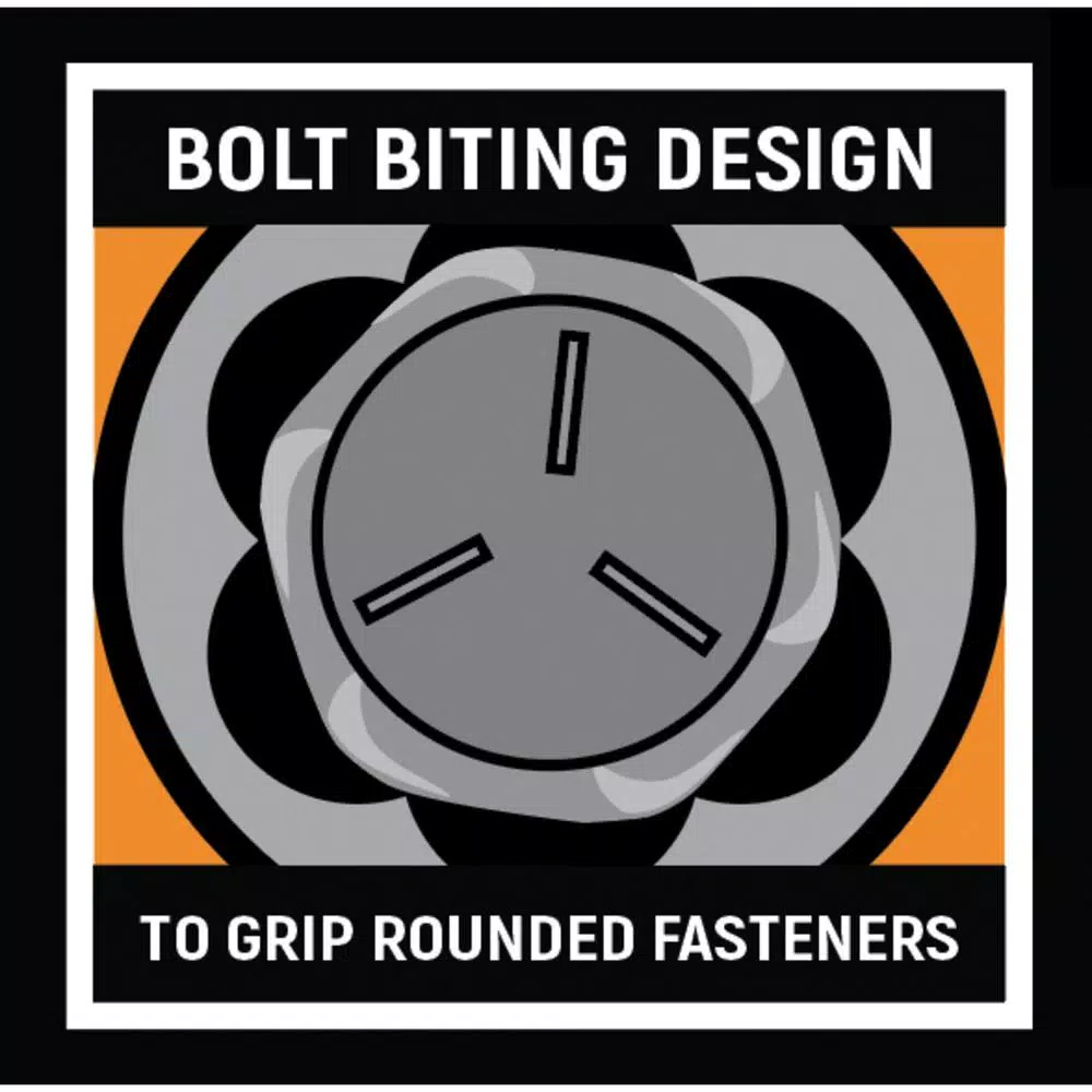 GEARWRENCH Bolt Biter 1/2 in. Drive Deep Extraction Socket Set, 10-Piece