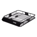CURT Roof Mounted Cargo Basket, Steel Construction, Black Powder Coat thumbnail 1