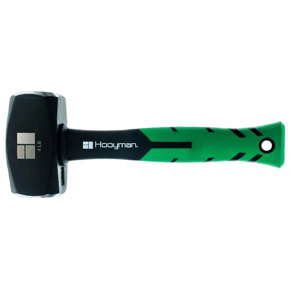 Hooyman 4 lb. Sledge Hammer with 11 in. Ergonomic Fiberglass Handle