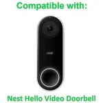 Wasserstein Gray Protective Silicone Skin for Google Nest Hello Video Doorbell thumbnail 7
