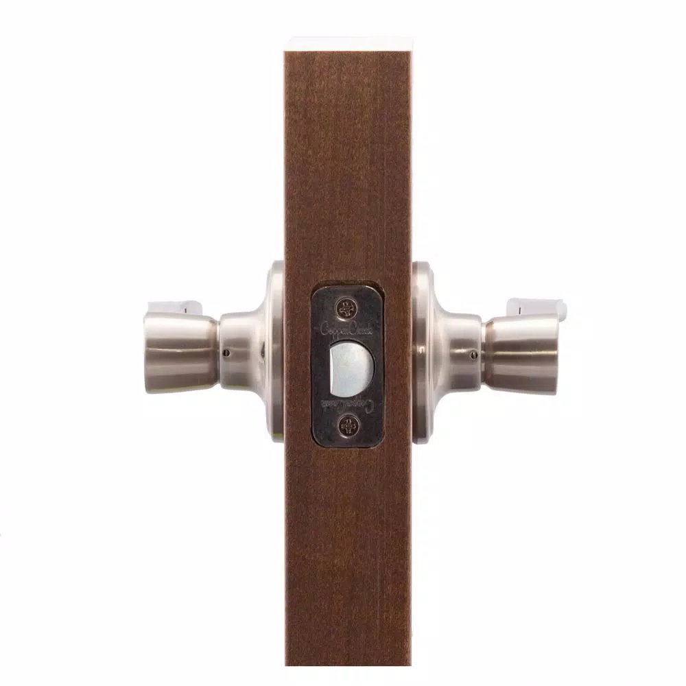 Copper Creek Scandinavian Kash Satin Stainless Passage Lever for Hall and Closet Doors
