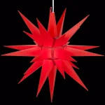 Kringle Traditions 14 in. Red Illuminated LED Moravian Star Holiday Decoration thumbnail 1