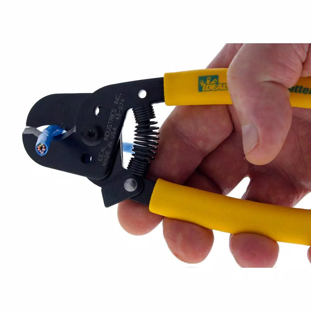 Ideal Data T-Wire Cutter Handheld Cable Cutter for Coax and Copper Cables