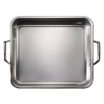 Tramontina Gourmet Prima 9.5 Qt. Stainless Steel Roasting Pan with Basting Grill and V-Rack thumbnail 2