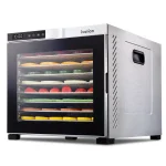 Ivation 10-Tray Stainless Steel Electric Food Dehydrator, 1000W with Digital Timer and Temperature Control thumbnail 1