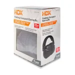 HDX Black Folding Ear Muffs, NRR 26 dB Noise Reduction, Over-the-Head Hearing Protection thumbnail 4