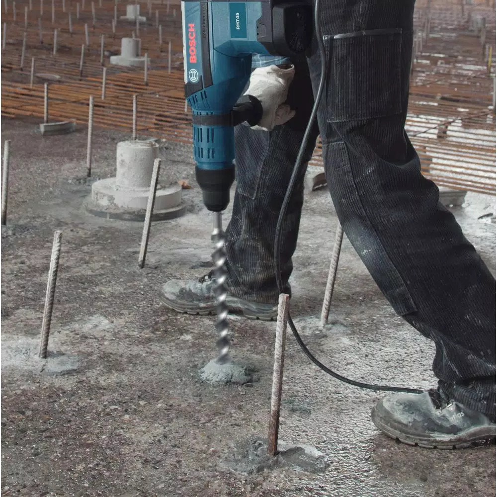 Bosch RH745 13.5 Amp SDS-Max Rotary Hammer Drill & GWS10-45PE 10 Amp 4-1/2 in. Angle Grinder Combo Kit