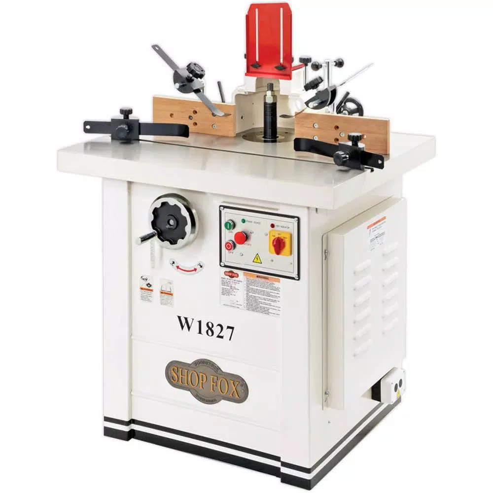 Shop Fox 5 HP Spindle Shaper with Cast-Iron Table and 4 Spindle Speeds