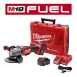 Milwaukee M18 FUEL 4-1/2" / 5" Cordless Angle Grinder Kit with (2) 5.0 Ah Batteries & Charger thumbnail 12