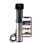 Anova Precision Cooker Pro WiFi Sous Vide Immersion Circulator, Black and Silver thumbnail 3