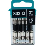 Makita ImpactXPS #2 Square 2 in. Power Bits, 15-Pack thumbnail 1