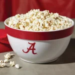 College Kitchen Collection University of Alabama Big Party Bowl, 4.75-Quart, Crimson Red thumbnail 2