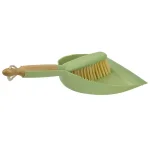 Home Basics Bliss Collection Green Bamboo Broom and Dustpan Set, 8.62 in. thumbnail 2