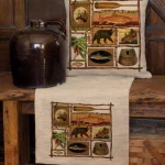 Heritage Lace Lodge Hollow Nature Scene Rustic Throw Pillow Cover, 18 x 18 in thumbnail 2