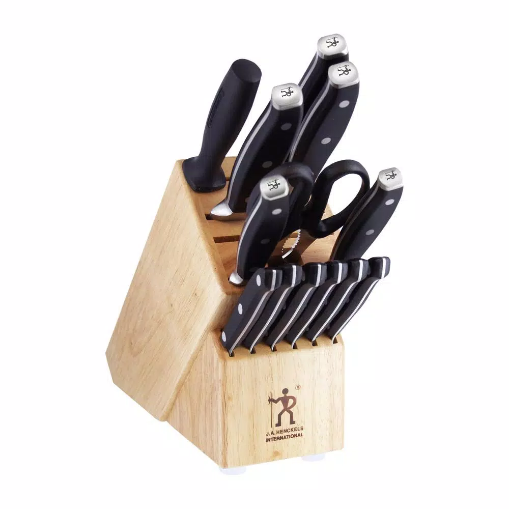 Henckels Forged Premio 14-Piece German Stainless Steel Knife Block Set