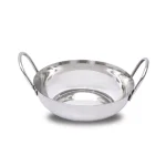 Unbranded 0.50 qt. Stainless Steel Balti Pan with Easy-Grip Handles thumbnail 1