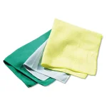 Rubbermaid Commercial Products HYGEN 16 in. Microfiber Bathroom Cloth, Yellow (Case of 12) thumbnail 2