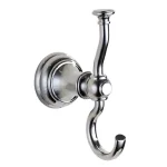 Nameeks Classic Hotel Wall Mounted Chrome Robe and Towel Hook thumbnail 1
