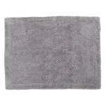 Noble House Toscana Trout Faux Fur Throw Blanket, Gray Modern Solid Pattern thumbnail 1