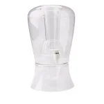 Mind Reader 128 oz. Clear Beverage Dispenser with Fruit Infuser and Ice Cone Holder thumbnail 1