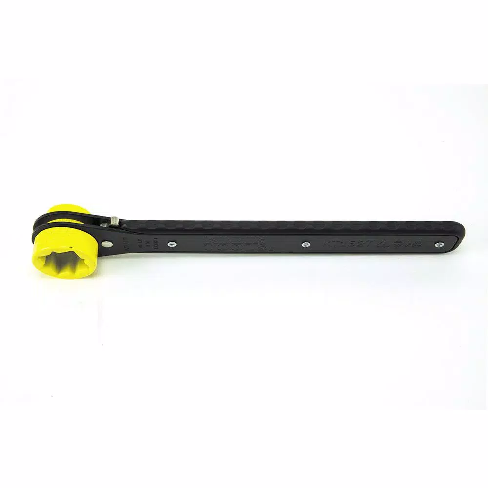 Klein Tools Slim Ratcheting Lineman's Wrench, 4-in-1 Multi-Size Utility Tool