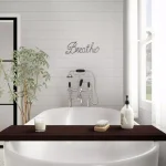 Lavish Home Breathe Decorative Metal Cutout Wall Sign, Matte Black thumbnail 3