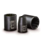 TEKTON 3/8 in. Drive 12-Point Shallow Impact Socket Set, 5/16 to 1 in. thumbnail 2