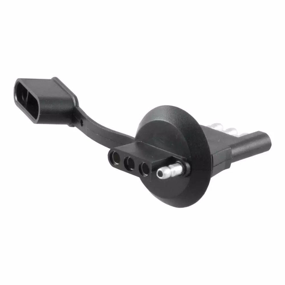 CURT 4-Way Flat License Plate Light Plug Adapter