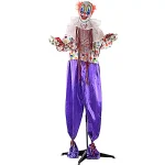Haunted Hill Farm 5.5 ft. Animatronic Scary Talking Clown Halloween Prop thumbnail 1