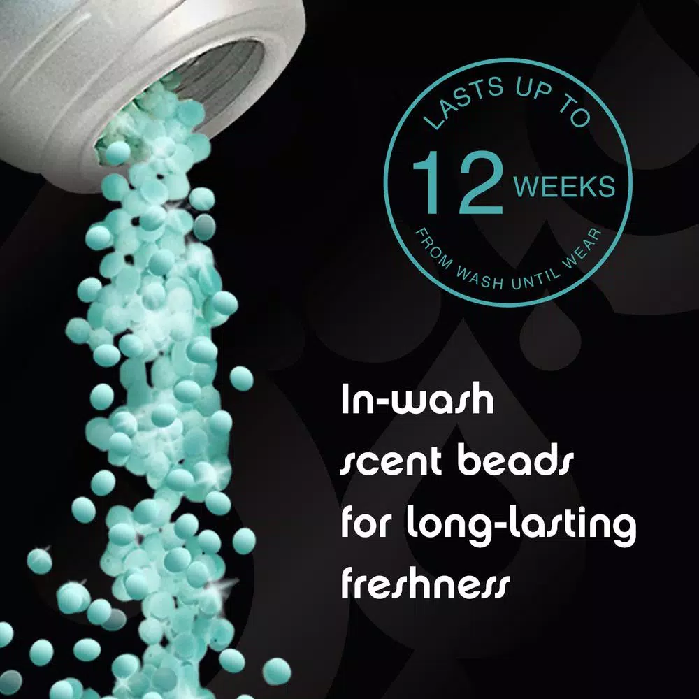 Downy Unstopables Fresh Scent In-Wash Scent Booster Beads, 4.3 oz (Case of 6)