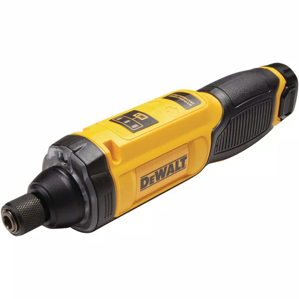 DEWALT 8V MAX Cordless 1/4 in. Hex Gyroscopic Screwdriver Kit with 1.0Ah Battery, Charger & Bag