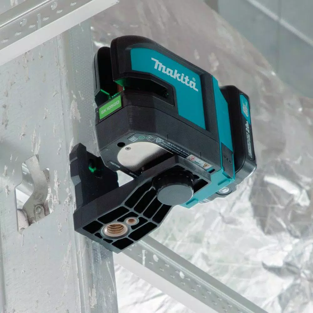 Makita 12V MAX CXT Self-Leveling Green Cross-Line Laser Kit (2.0 Ah)